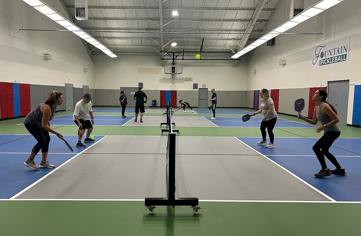 Indoor Pickleball Courts Fountain Pickleball Club